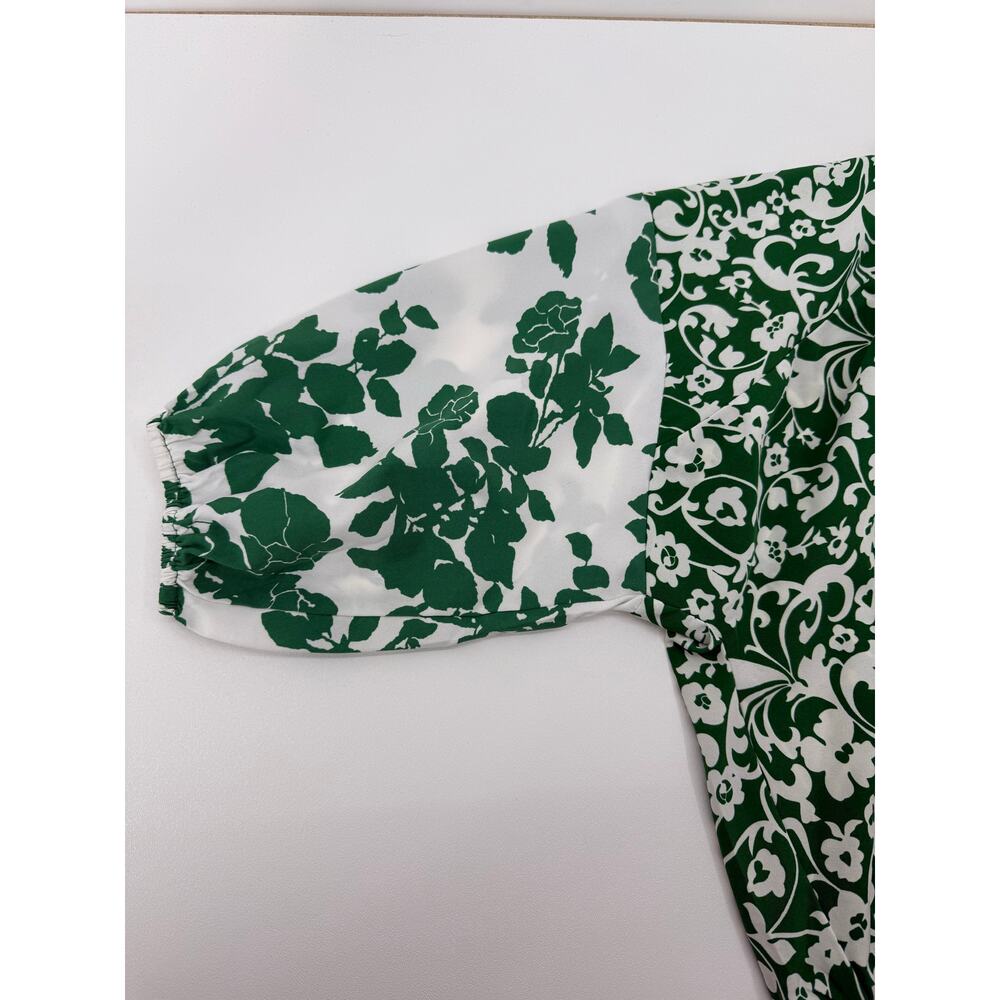 Homebody Floral Green Bodysuit Small - Picture 4 of 4